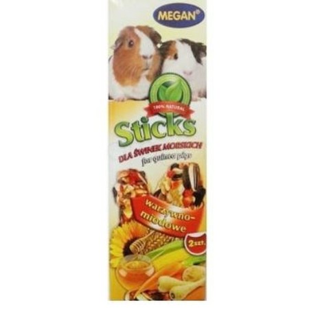 Alimentation Megan Sticks Miel Légumes 100 g