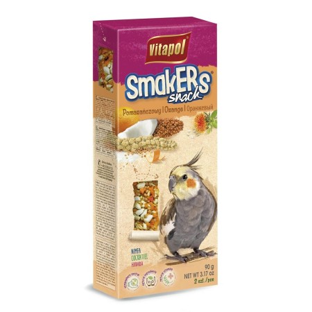 Comida para pájaros Vitapol Smakers 90 g Naranja