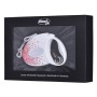 Correa para Perro Flexi Glam Splash 3 m Blanco S