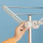 Étendoir à linge électrique pliable avec flux d'air naturel Dryllon InnovaGoods 12 Barres 24 W (Reconditionné B)