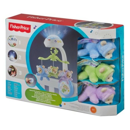 Projecteur mobile Fisher Price Blanc Multicouleur Plastique (1 Pièce)