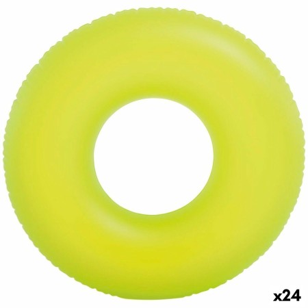 Bouée Gonflable Donut Intex Neon 91 x 91 cm (24 Unités)