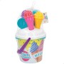 Set de jouets de plage Colorbaby Ø 18 cm 11 Pièces Glace polypropylène (15 Unités)