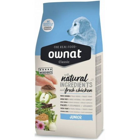 Nourriture Ownat Classic Junior Petit/Junior Poulet 12 kg