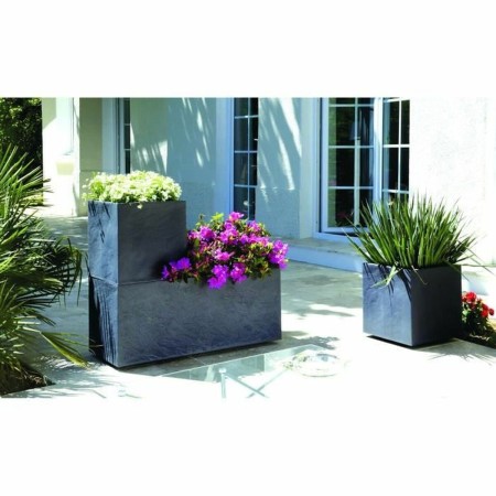 Cache-pot EDA Anthracite Plastique Rectangulaire 99 x 39 x 43 cm (Reconditionné C)