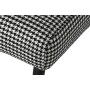 Sillón Home ESPRIT Blanco Negro Metal 72 x 91,5 x 91,5 cm