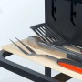 Set de Utensilios para Cocina Aktive 3 Piezas Barbacoa (4 Unidades)