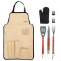 Set de Utensilios para Cocina Aktive 7 Piezas Barbacoa (4 Unidades)