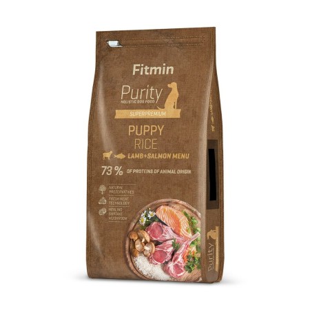 Nourriture Fitmin Purity Adulte Petit/Junior Saumon Agneau Riz 2 Kg