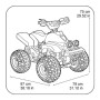 Quad électrique Feber Falcon 6 V Vert (97 x 79 x 75 cm)