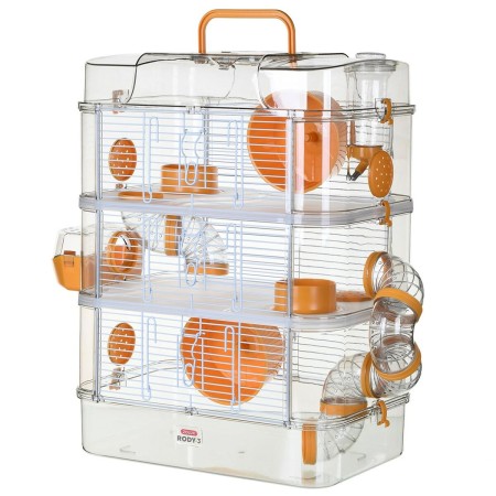 Cage Zolux Rody3 Métal Plastique 41 x 36 x 27 cm (1 Pièce)