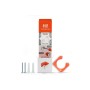 Support pour vélos Hornit HWO2585             Blanc Orange 32-42 mm