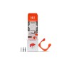 Support pour vélos Hornit XWO2589             Blanc Orange 58-69 mm