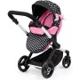 Carrito para Muñecas Bayer Design Rosa 58-71 cm