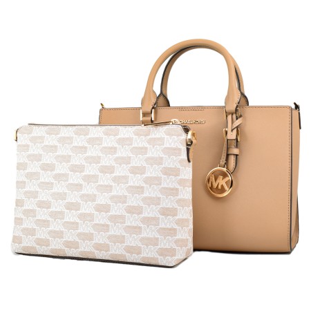 Bolso Mujer Michael Kors CHARLOTE Marrón 29 x 20 x 12 cm
