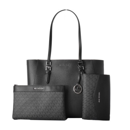 Sac-à-main Femme Michael Kors CHARLOTTE Noir 34 x 27 x 11 cm
