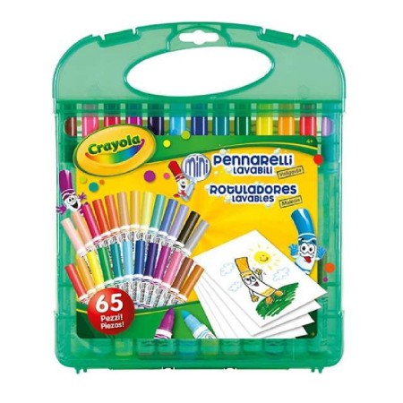 Ensemble de Marqueurs Crayola Lavable (65 pcs)