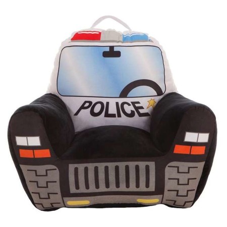 Fauteuil pour enfant Voiture de police (52 x 48 x 51 cm)