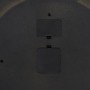 Reloj de Pared Negro Dorado Hierro 46 x 7 x 46 cm