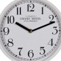Reloj de Pared Blanco Madera Cristal 22 x 22 x 4,5 cm