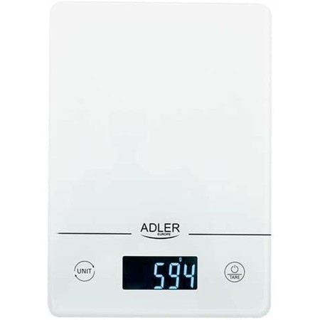 Báscula de Cocina Adler AD 3170 Blanco 15 kg