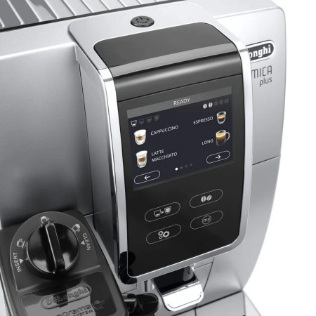 Cafetera Superautomática DeLonghi Dinamica Plus Negro Plateado Sí 1450 W 19 bar 2 Tazas 1,8 L