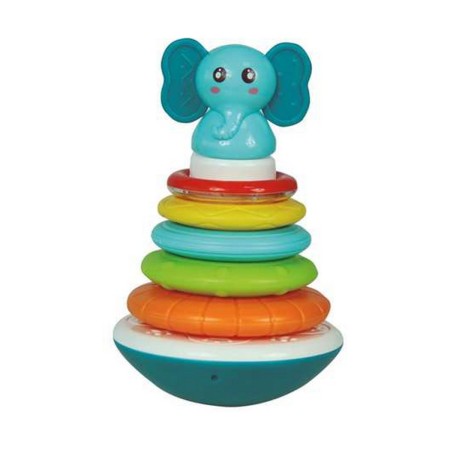 Puzzle Eléphant Multicouleur 22 cm Anneaux