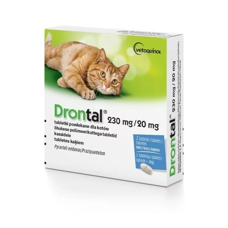 Comprimés Vetoquinol Drontal Antiparasites 50 g