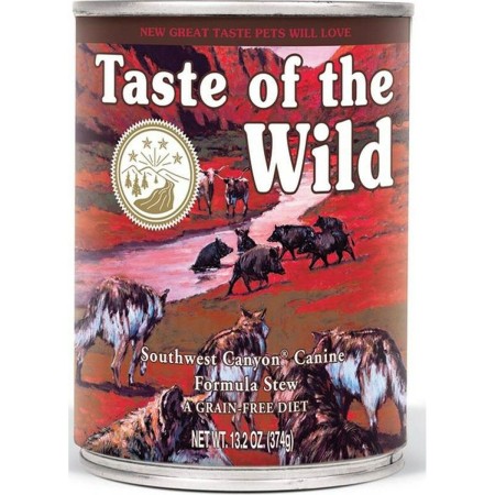 Alimentation humide Taste Of The Wild Southwest Canyon Veau Viande de bœuf 390 g