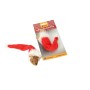 Jouet pour chats Dingo 21338 Souris Noël Blanc Rouge