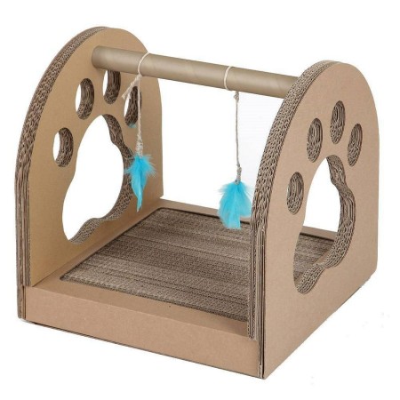 Grattoir pour Chats Carton+Pets Fun Park Carton Bronze