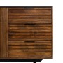 Aparador ABNER Marrón Negro 160 x 40 x 75 cm
