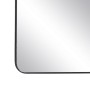 Miroir mural Noir Verre Fer 59,5 x 2 x 103,5 cm
