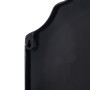 Miroir mural Noir Verre Fer 57,5 x 2 x 118 cm