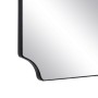 Miroir mural Noir Verre Fer 57,5 x 2 x 118 cm
