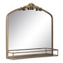 Miroir mural Doré Verre Fer 59 x 14,5 x 63 cm