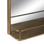 Miroir mural Doré Verre Fer 59 x 14,5 x 63 cm