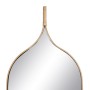 Espejo de pared Natural Metal Cristal Madera MDF 38 x 2 x 120 cm