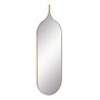 Espejo de pared Natural Metal Cristal Madera MDF 38 x 2 x 120 cm