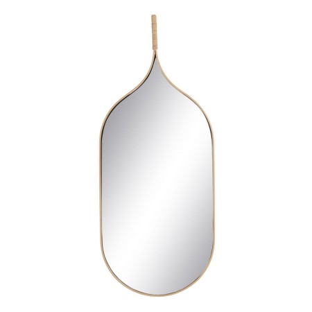 Miroir mural Naturel Verre Bois MDF 37 x 2 x 90 cm