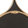 Miroir mural Naturel Verre Bois MDF 37 x 2 x 90 cm