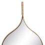 Miroir mural Naturel Verre Bois MDF 37 x 2 x 90 cm