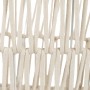 Lot de paniers Blanc Corde 38 x 38 x 32 cm (3 Pièces)