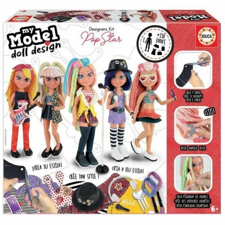 Juego de Mesa Educa My Model Doll Design Pop Star (FR) (1 Pieza)