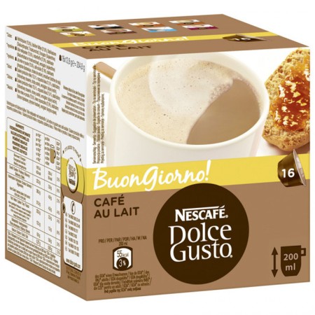 Cápsulas de Café Dolce Gusto AU LAIT (16 Unidades)