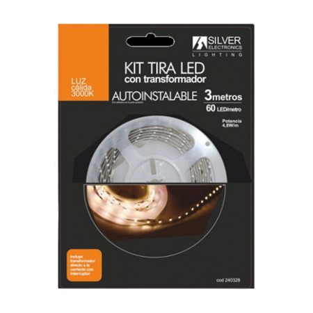 Tiras LED Silver Electronics 240328 Blanco 3000 K