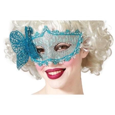 Masque Papillon Bleu