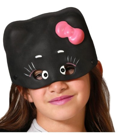 Masque Noir Chat Enfants