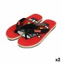 Chanclas Cállate la Boca Rojo Furgoneta 43 (2 Unidades)