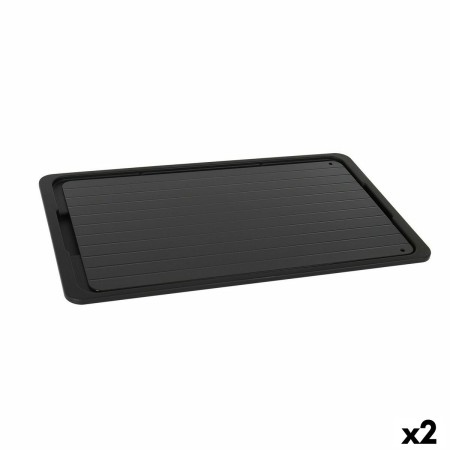 Plateau Percutti  Fonction de dégivrage Noir 39 x 23 cm (2 Unités)